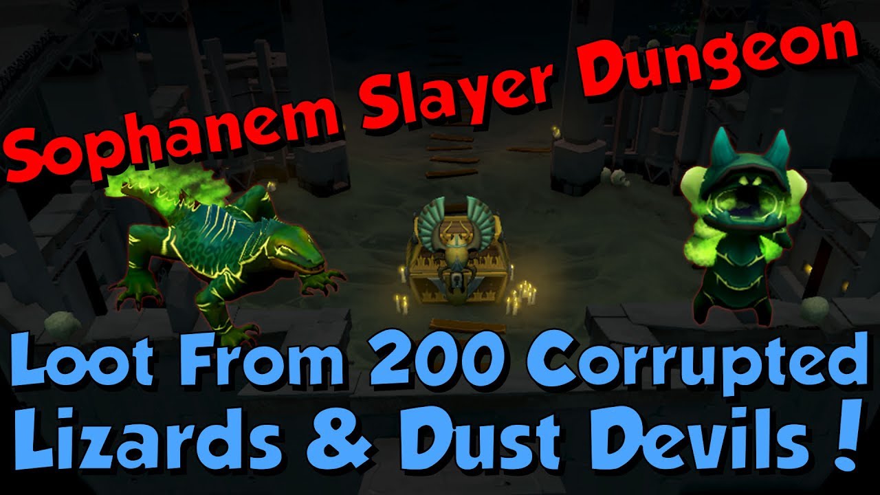 Menaphos! Loot from Corrupted Lizards & Dust Devils! [Runescape 3] Gp & Xp Rates!