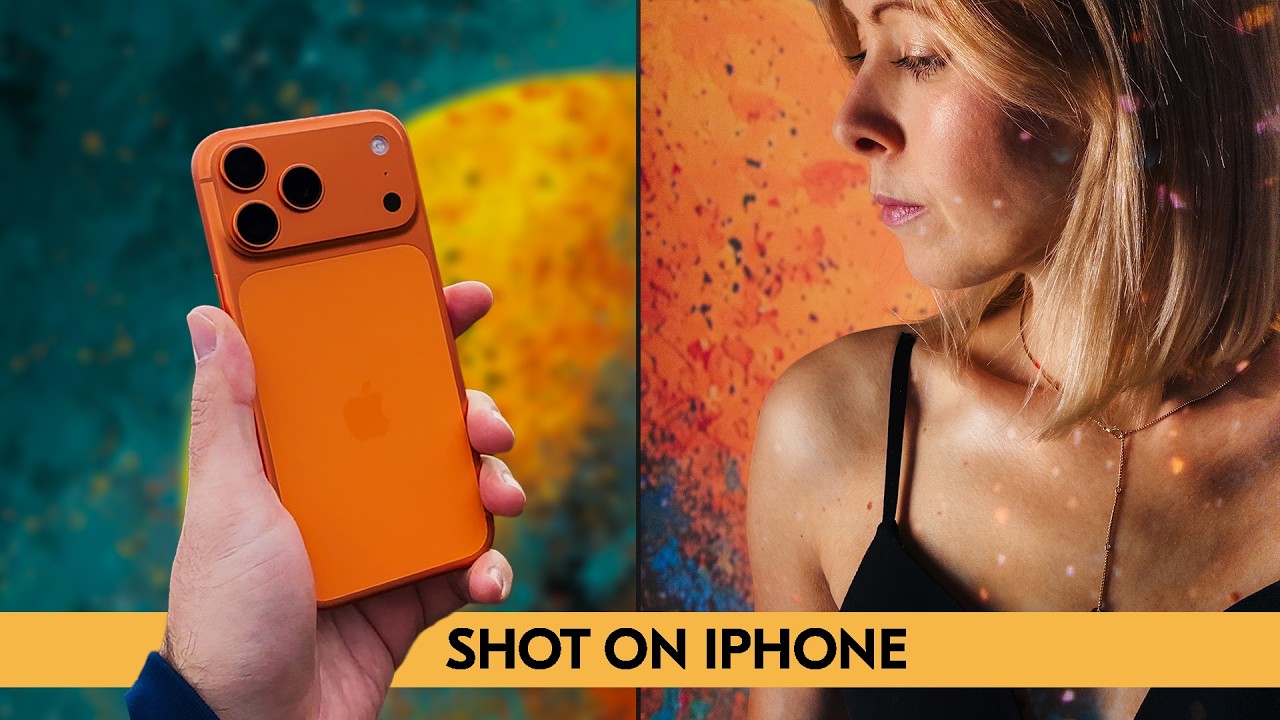 Я снимал портреты в студии на iPhone 17 Pro Max со вспышкой Profoto и обнаружил странную проблему...