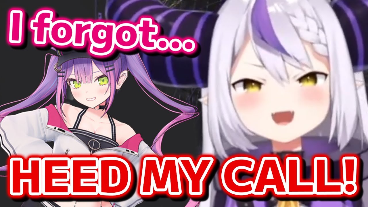 Towa completely forgot Laplus's greeting [Hololive Eng Sub]