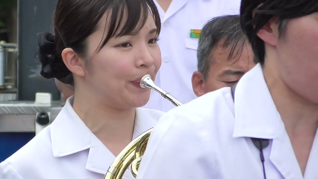 海上自衛隊横須賀音楽隊 川崎市市制100周年記念「かわさき飛躍祭」#海上自衛隊 #横須賀音楽隊