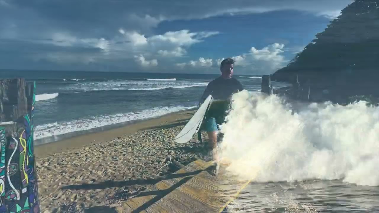 Chasing Waves in Puerto Rico 🇵🇷 with @NicksCove 