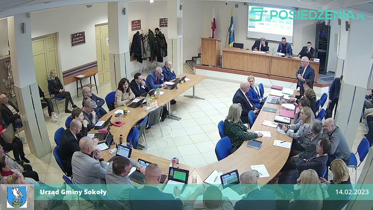 XXXVI Sesja Rady Gminy Sokoły - 14.02.2023 r.