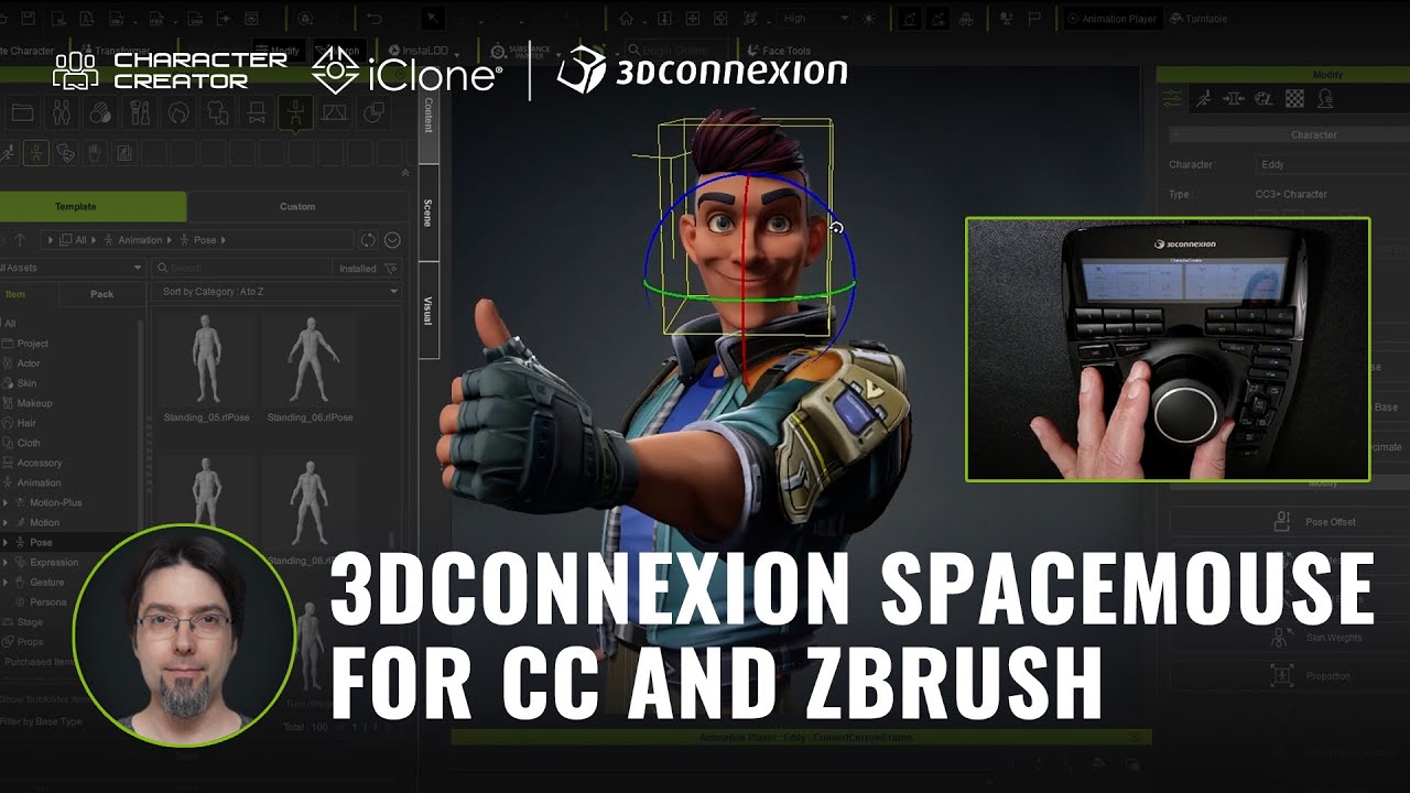 Expert Review: How the 3Dconnexion SpaceMouse Can Boost Your Workflow in Character Creator & ZBrush
