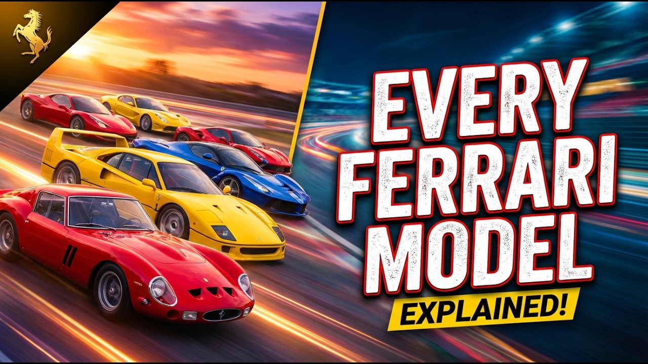 Every Ferrari Model Explained in 6 Minutes