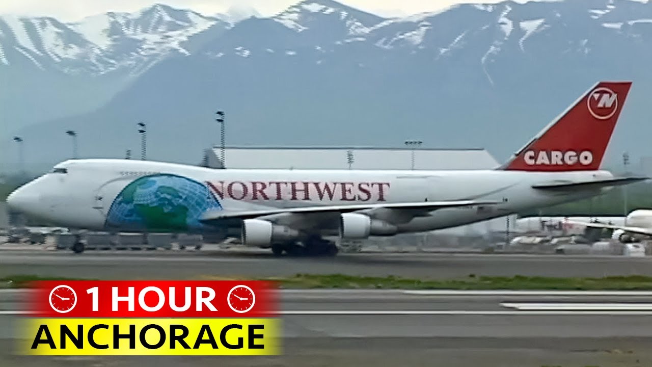 1 Hour of Plane Spotting at ANCHORAGE (2009)