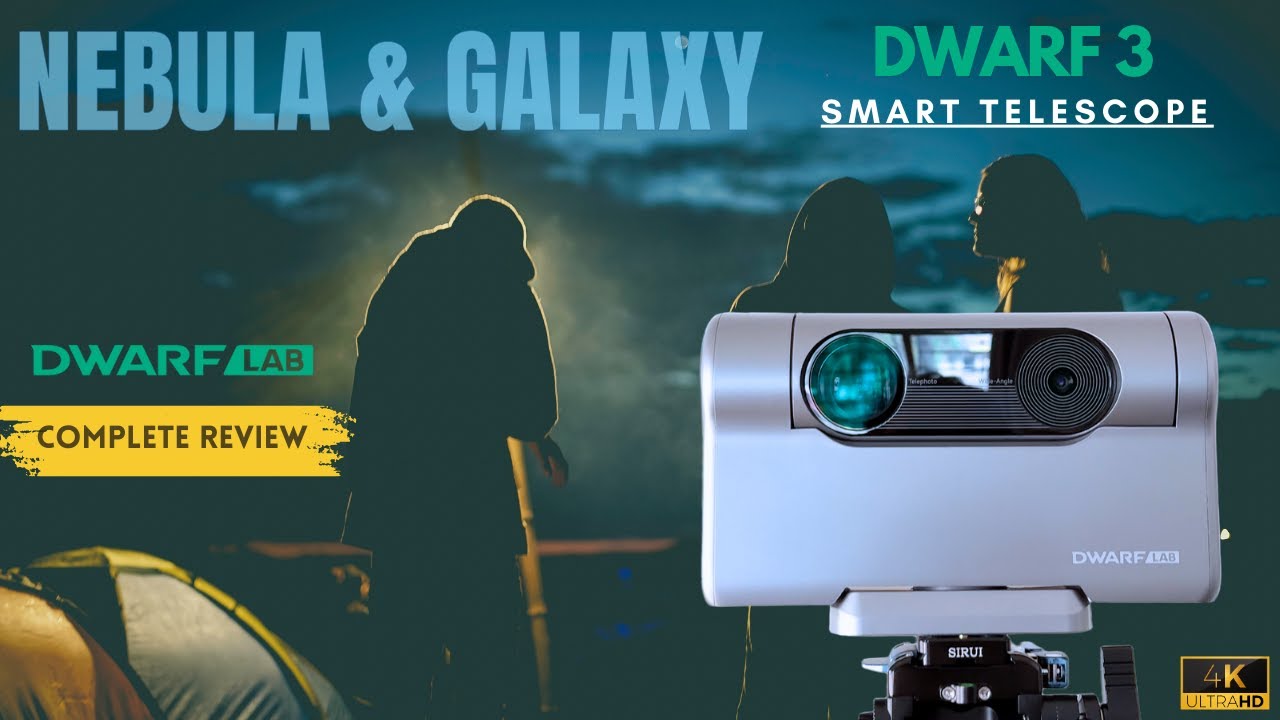 DWARF 3 Smart Telescope - Unboxing, SET UP, Zooming in on LAND, BIRDS,  SUN, JUPITER & ORION NEBULA