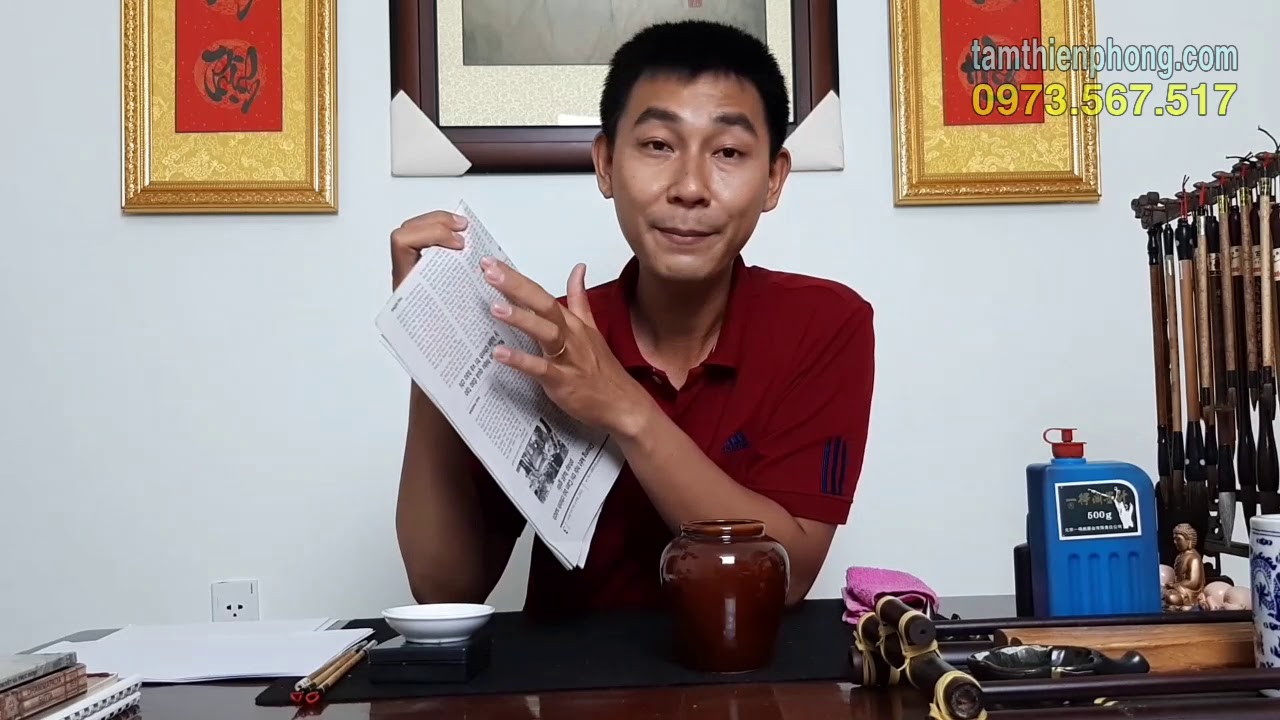 [Tâm Thiên Phong] Video 03 - Cần chuẩn bị gì khi mới tập viết thư pháp?