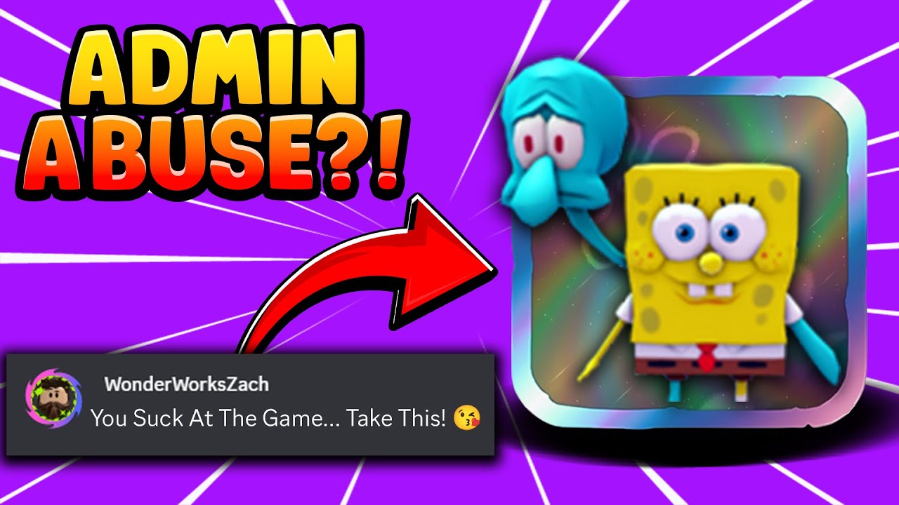 ADMIN ABUSE Gave Me OP Units In SpongeBob TD...