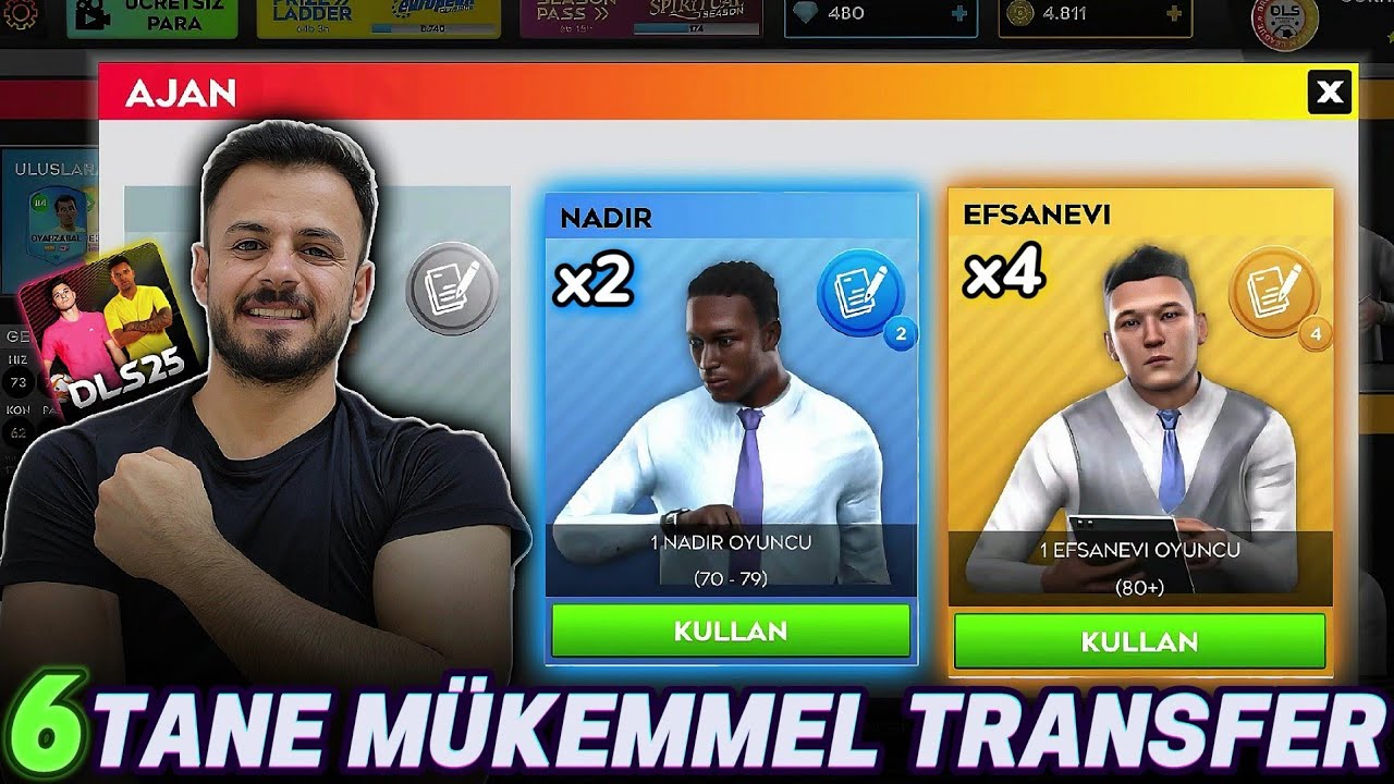 6 TANE MÜKEMMEL BEDAVA TRANSFER! DREAM LEAGUE SOCCER 2025