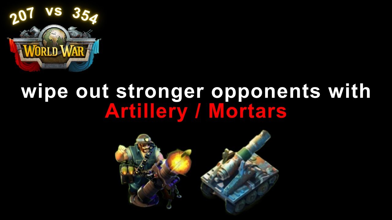 Artillery/Mortar is possibly the best combo | Mortar | Artillery | Paratrooper | Dominations Guide