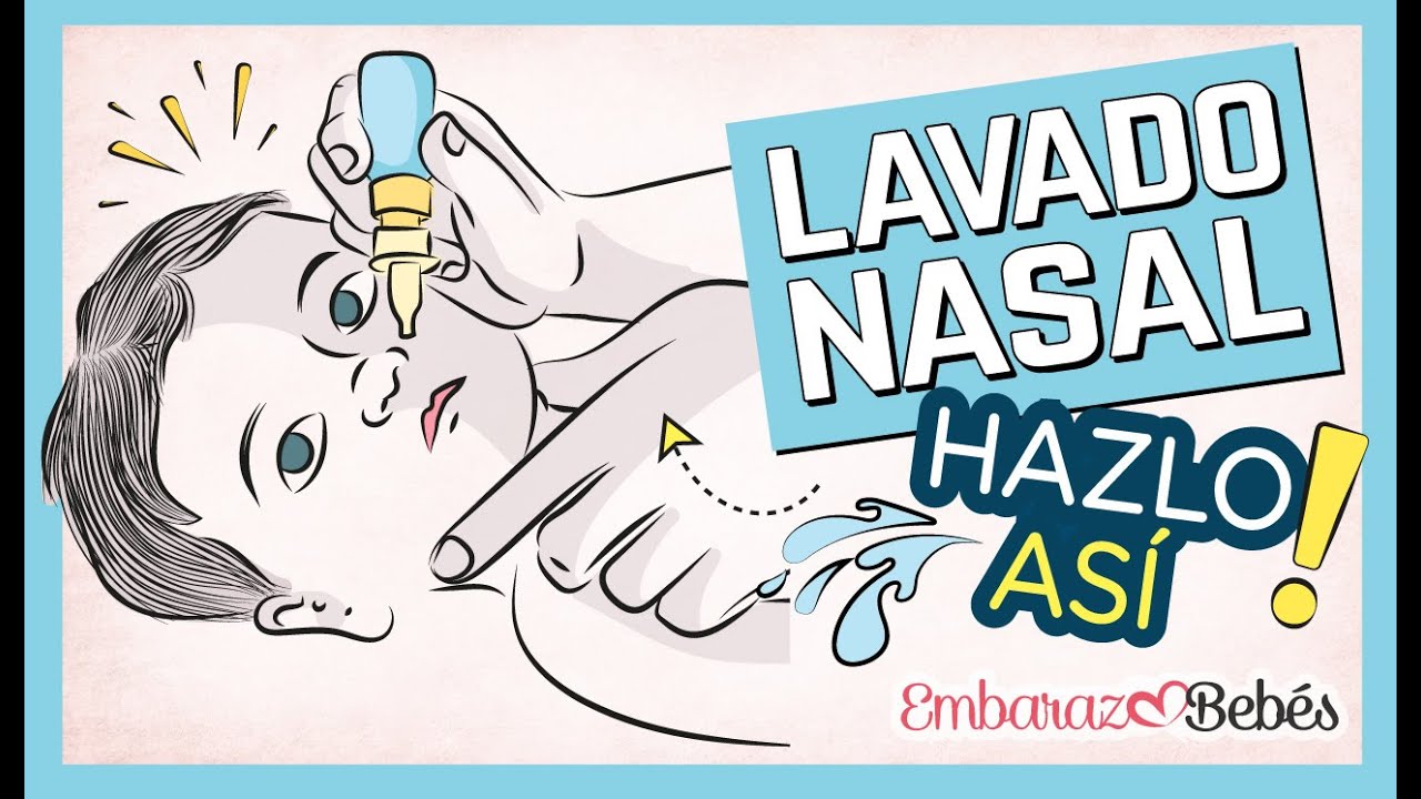 Cómo hacer el LAVADO NASAL del BEBÉ (Paso a Paso) 👃💦