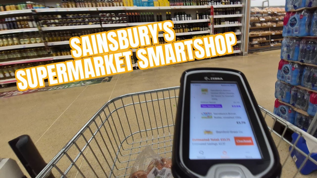 How To Use Sainsbury's SmartShop | LONDON HALAL SUPERMARKET GROCERY HAUL