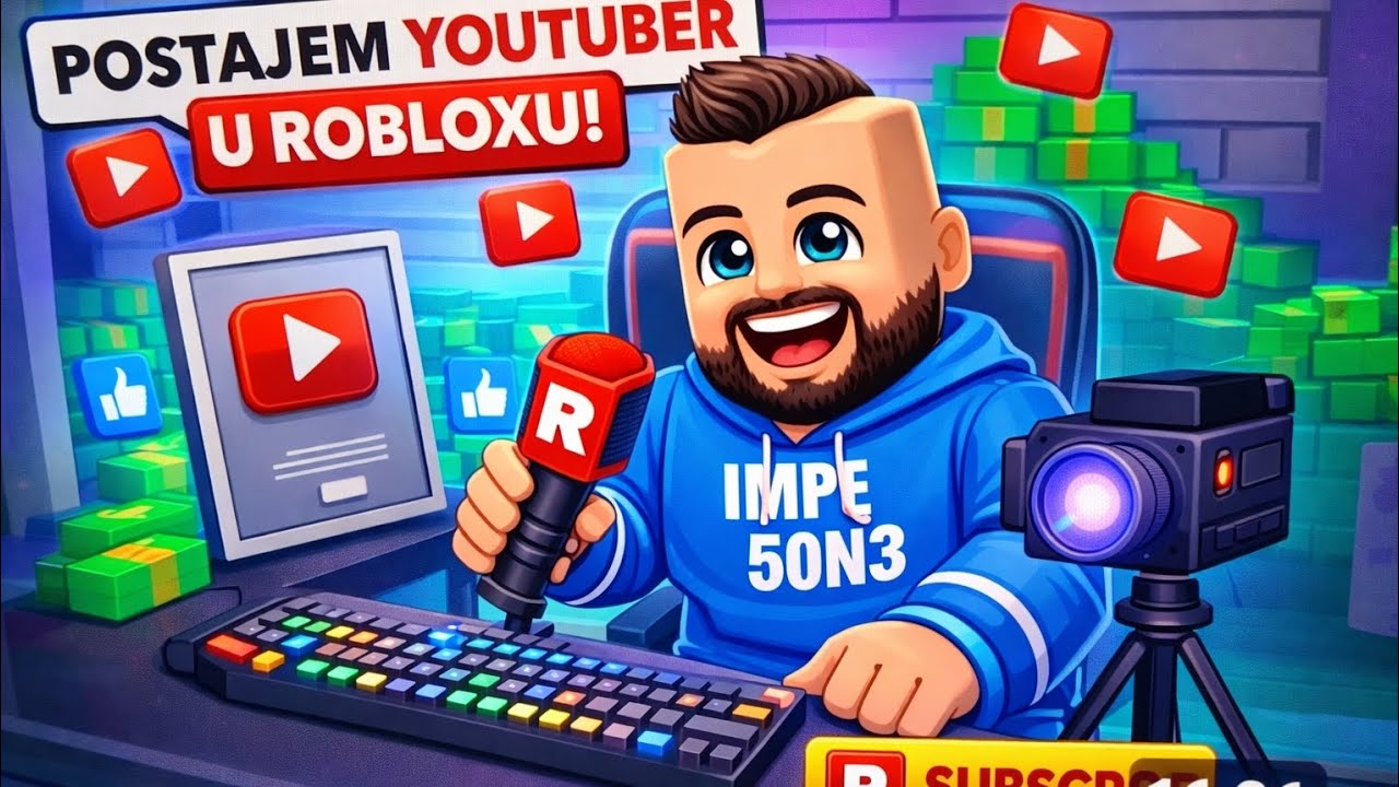POSTAJEM YOUTUBER ALI U ROBLOXU!