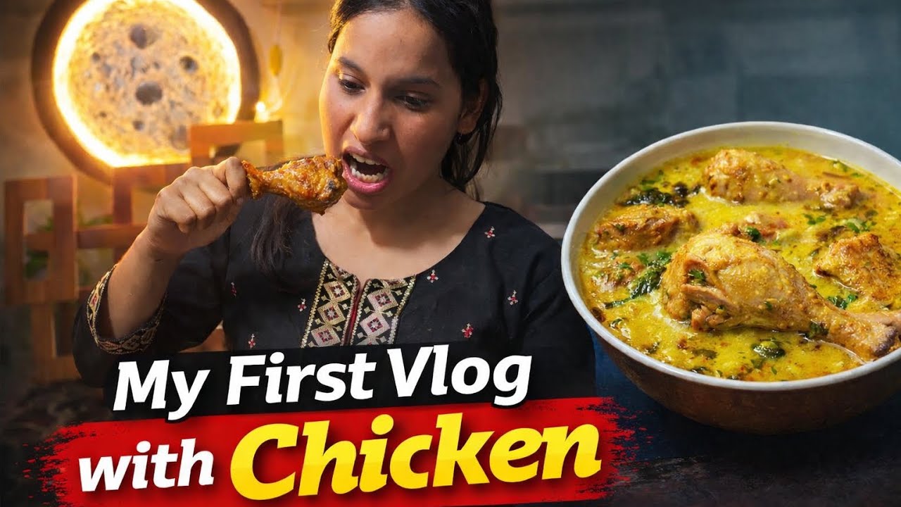  Vlog Day 1 😍 | Mera First Vlog – Aaj To Maza Hi Aa Gaya 🔥 #chiken #nonveg #viralrecipe 