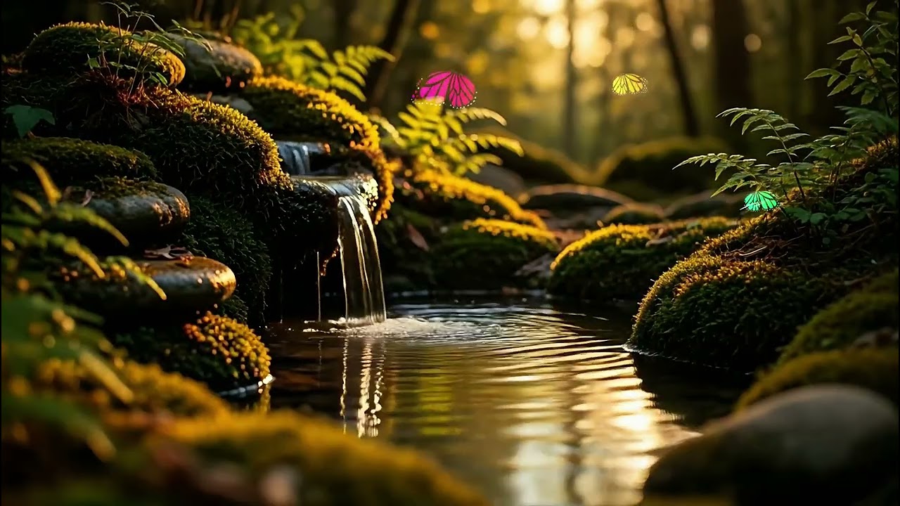 Relaxation Piano + Water Sounds for Meditation & Mindfulness | Inner Peace Music