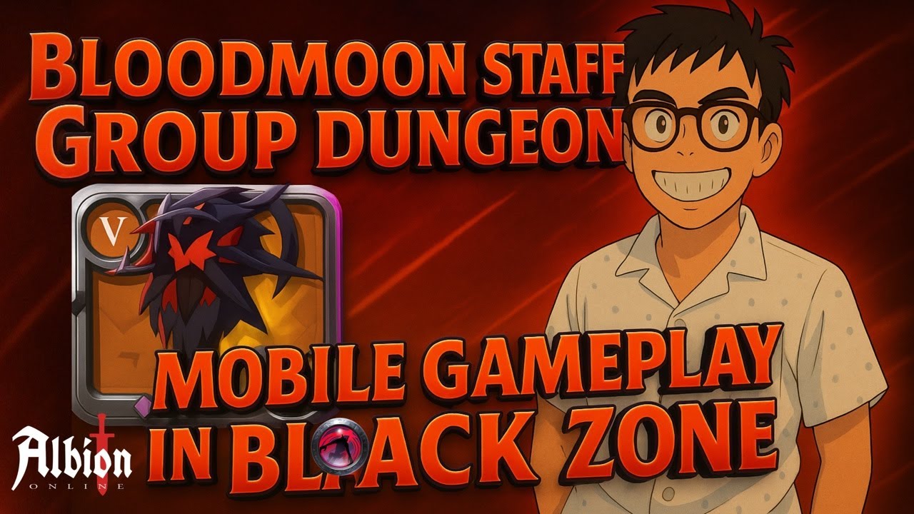 LIVE: Group Dungeon Mobile Gameplay Albion Online