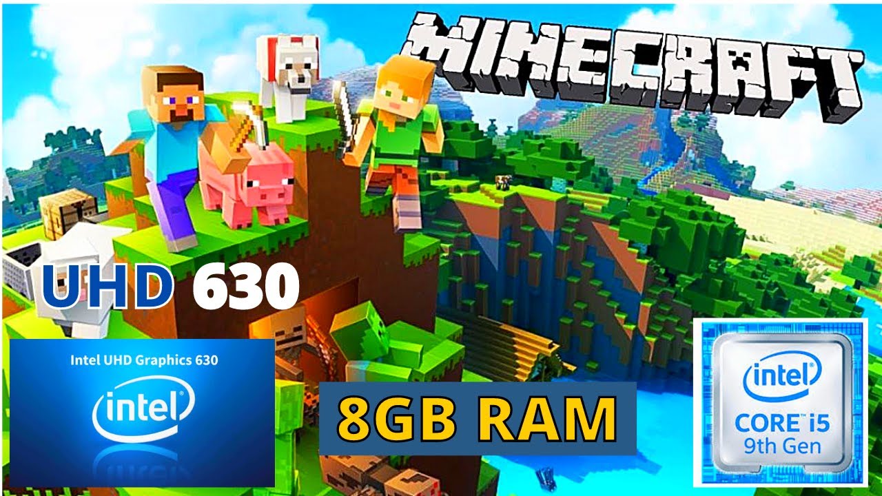 Intel UHD Graphics 630 Minecraft || Minecraft on Low End PC (Intel UHD 630) || 630 Gamer