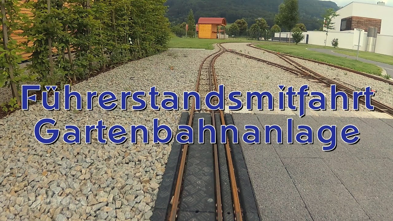 Führerstandsmitfahrt auf der Gartenbahn im Traumwerk Porsche