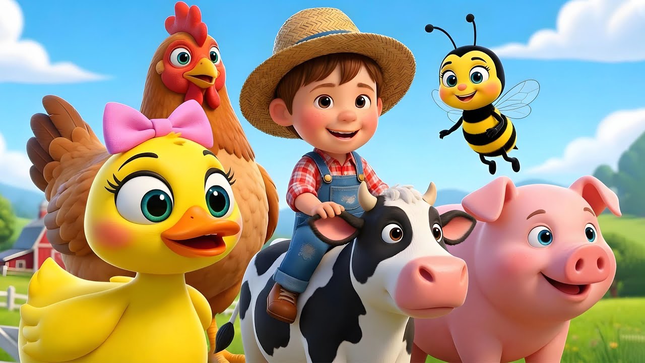 🎵 Si Tú Eres Un Patito 🐥 Patito Juan & Abejita 🐝 | Farm Animals Songs | Canciones Infantiles