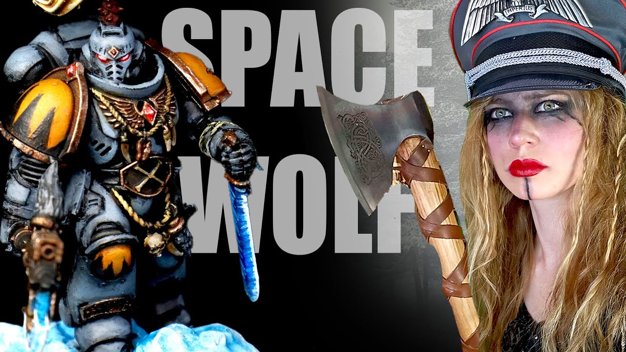How to Paint Space Wolves | EASY Grimdark
