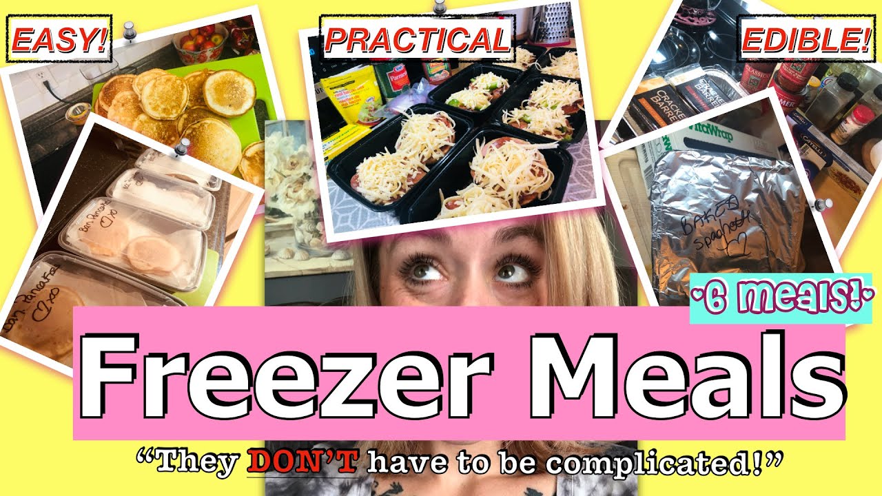 ✓Freezer Meal Ideas👩‍🍳| Dinner Made Easy👏 | Baked Beans🍞 | Pot Pie 🍗🥧 | Pizza Bagels 🍕🥯 | Pancakes🥞+