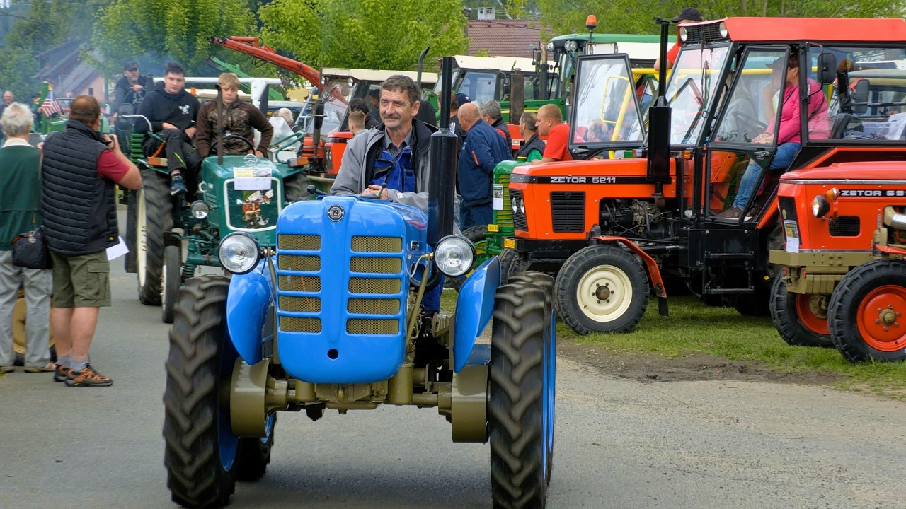 Traktory - Traktoriáda Brnířov 2025