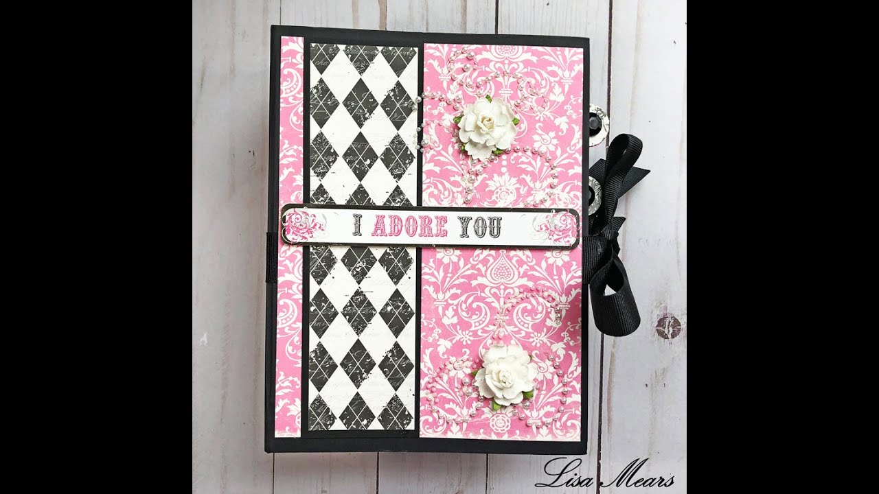 Handmade Album Tutorial Using Graphic 45 Album Cover - Perfect for Beginners
