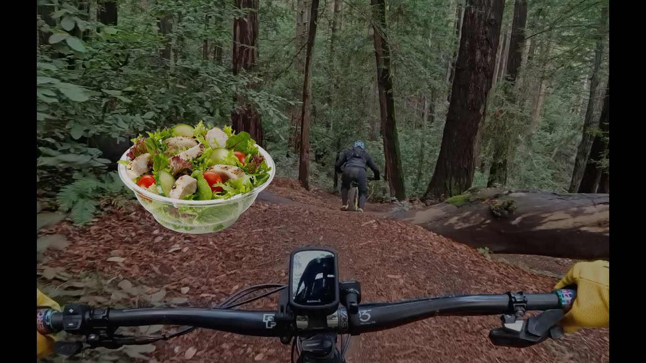 The salad is better when wet! #fyp #fypシ #mtb #mtblife