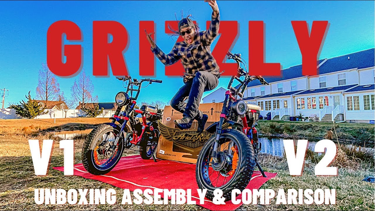 ARIEL RIDER GRIZZLY V2 Unboxing, Assembly and Comparison to V1 | NEW E-BIKE 2022