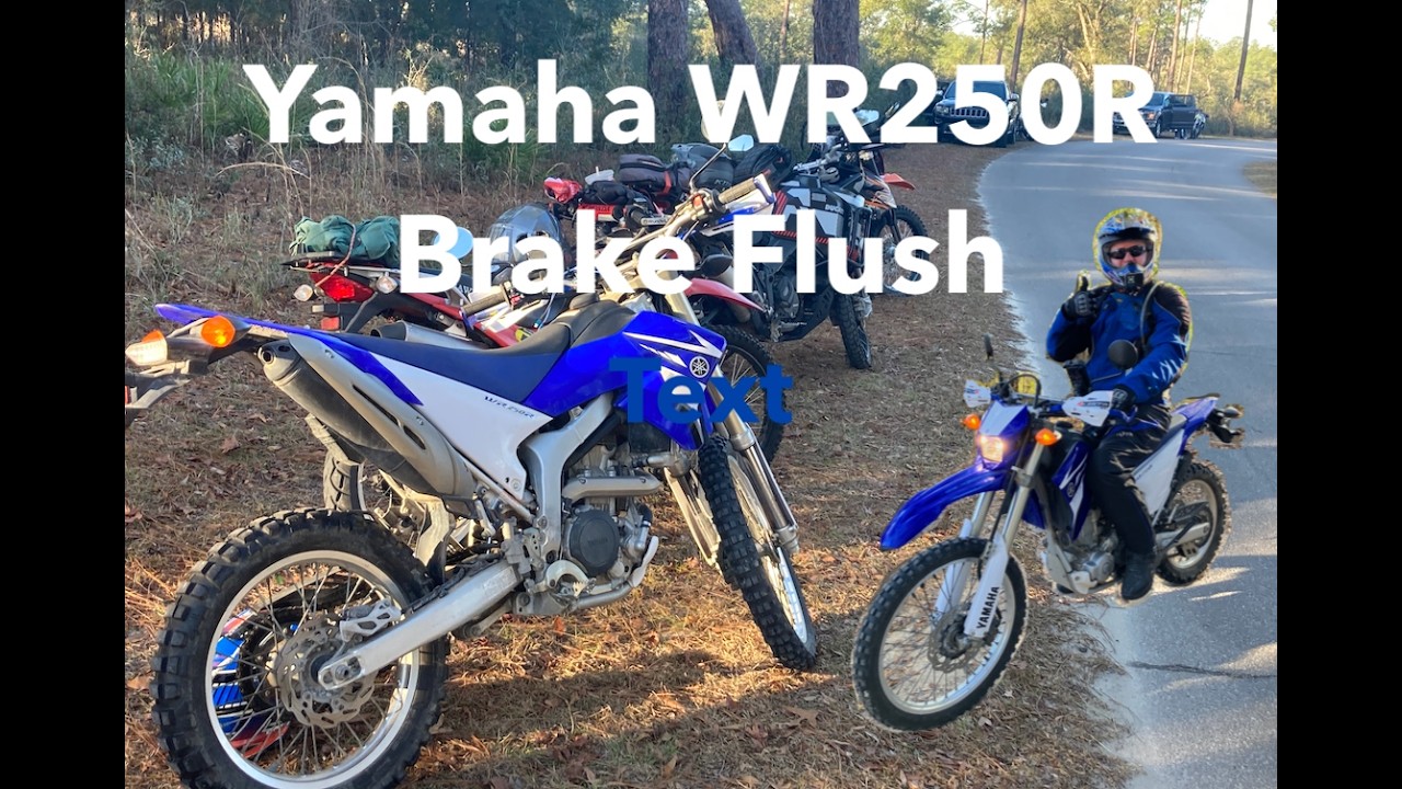 WR250R Brake Bleed & Spiritual Metaphor of 2 Corinthians 5:17