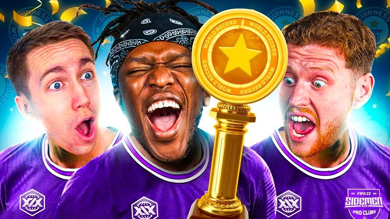 SIDEMEN BREAK PRO CLUBS WORLD RECORD
