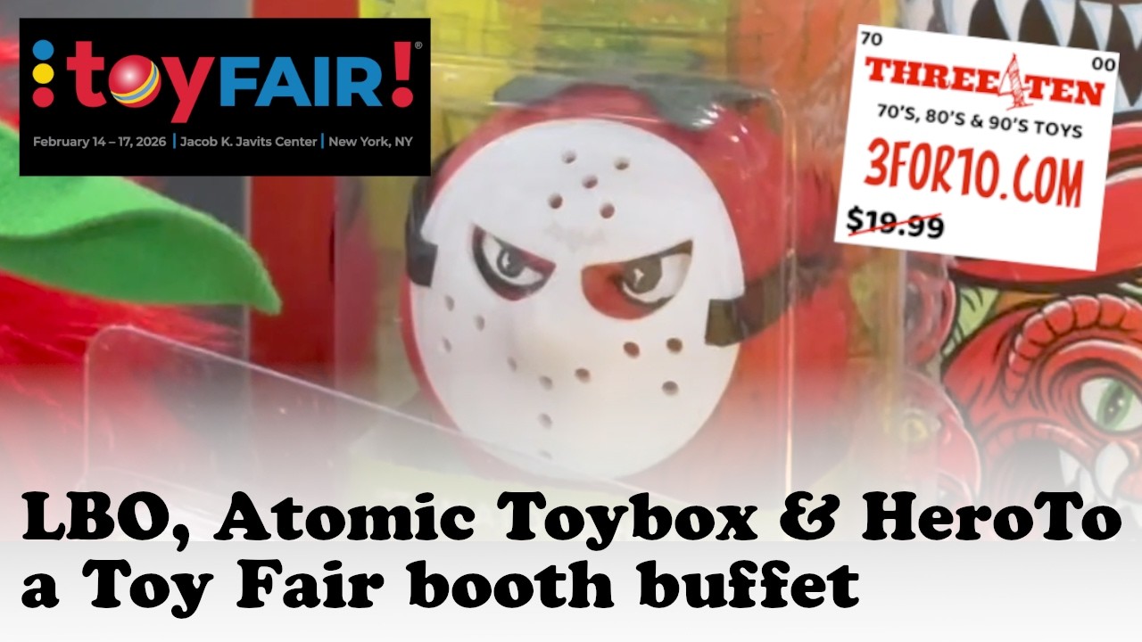 LBO, Atomic Toybox & HeroTo Booth Tour Toy Fair 2026