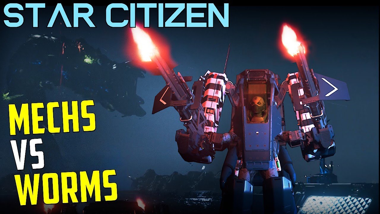 COMBAT MECHS vs Giant Worms - Life aboard a Starlancer Tac - 7 - Star Citizen Stormbreaker gameplay