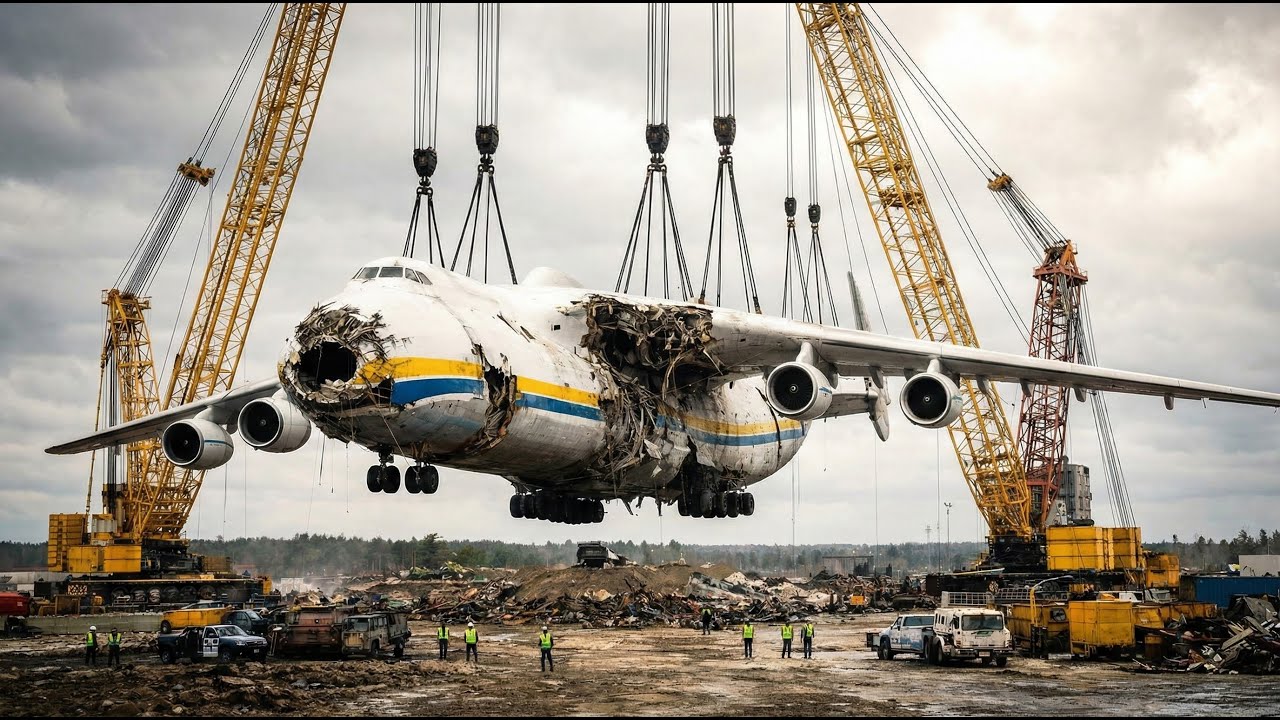 Salvaging & Restoring the Antonov An-225 Mriya — Rebuilding the World’s Largest Aircraft