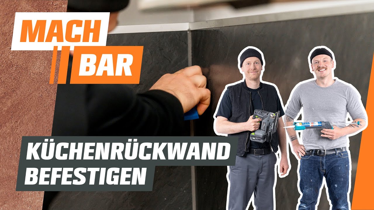 Küchenrückwand schneiden und befestigen | OBI