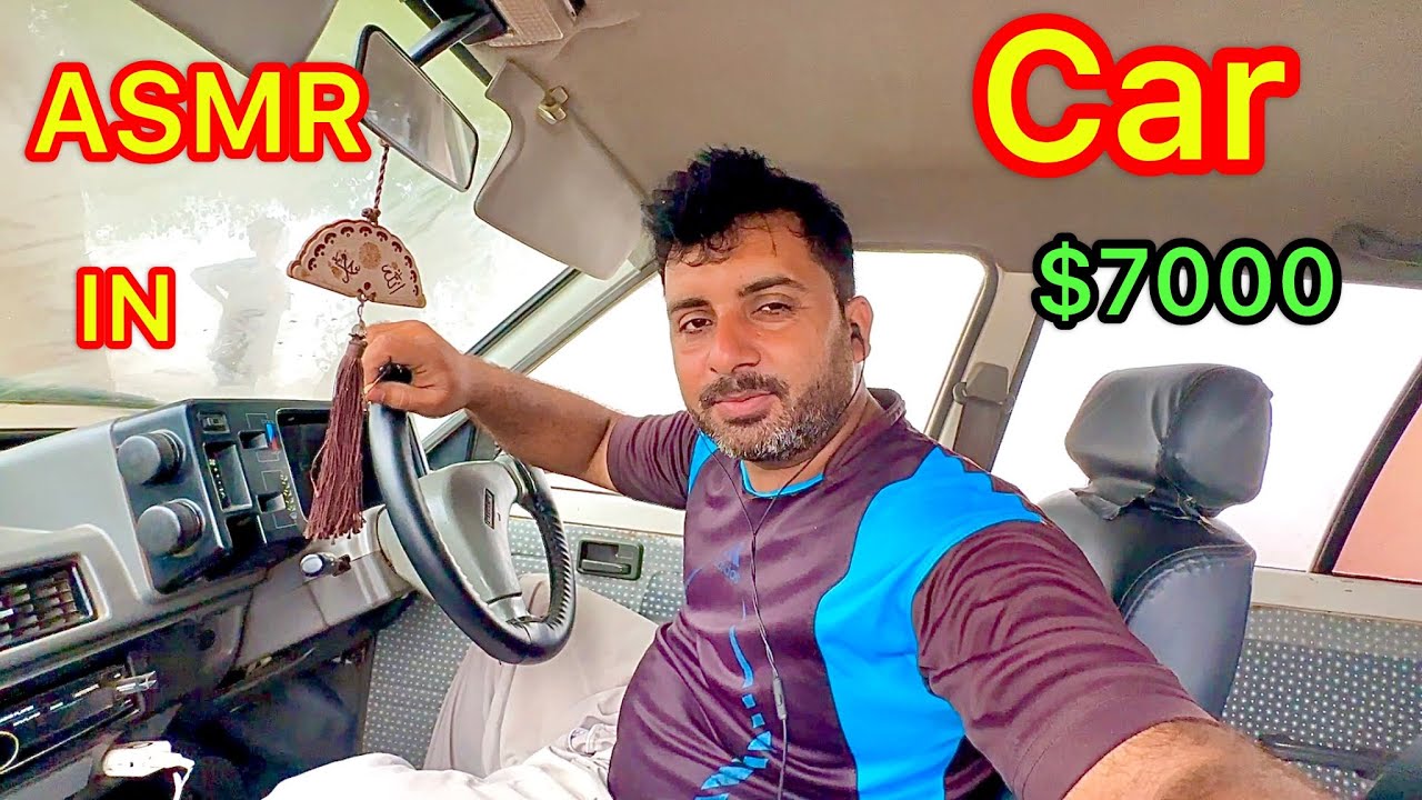 Asmr in $7000  car | ASMR with my mamu car 🚗