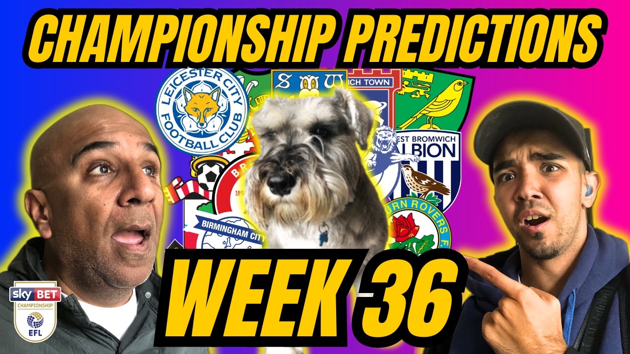 EFL CHAMPIONSHIP PREDICTIONS l WEEK 36 l SEE WHAT WE PREDICTED FOR YOUR TEAM?