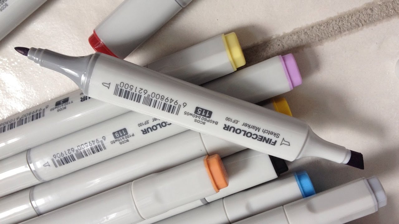 Ebay Markers From China FineColour brand Markers Review expensive marker alternative