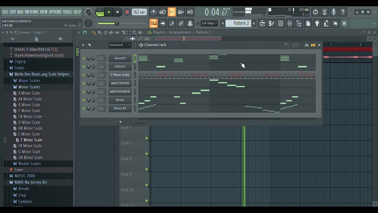 making another CRAZY reversed beat like pierre bourne
