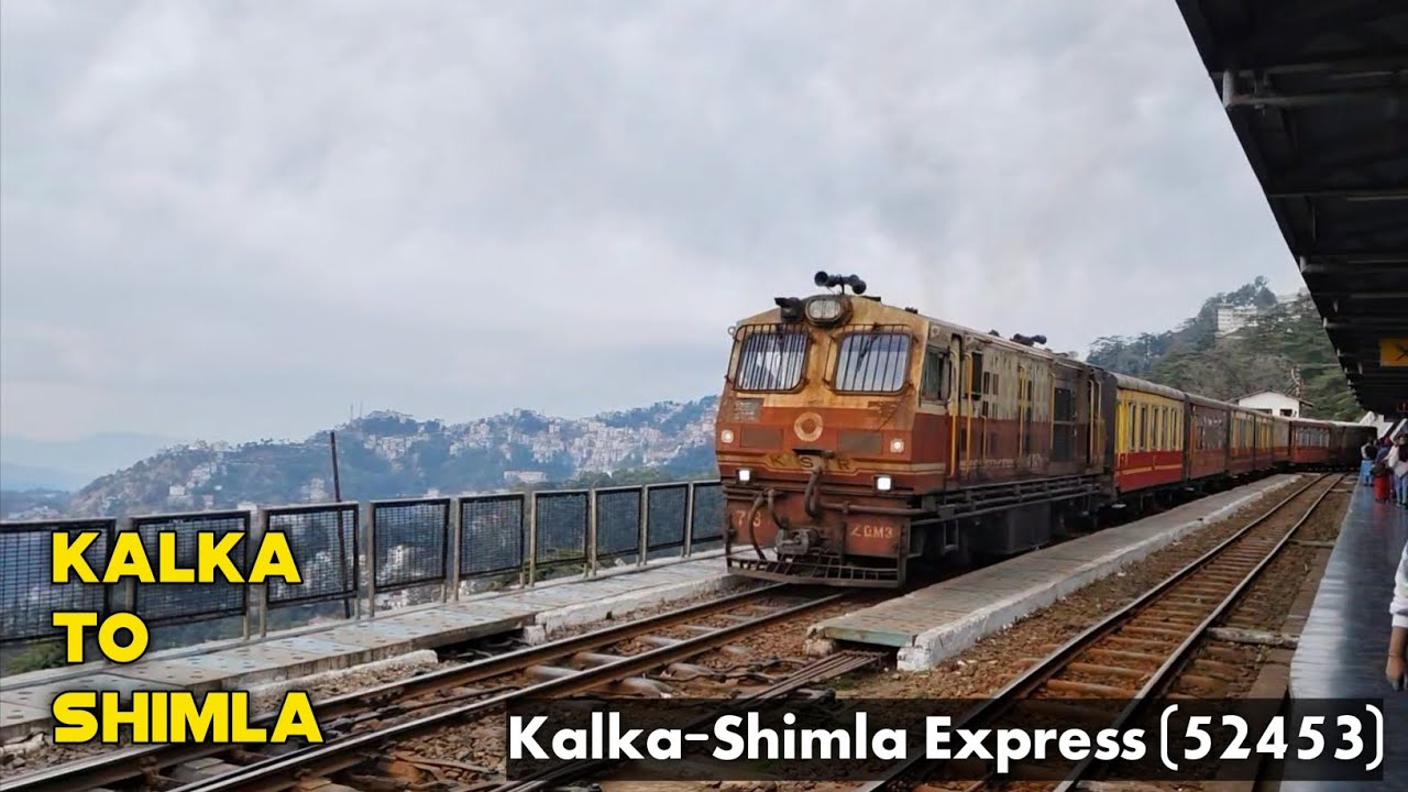 Kalka to Shimla Toy Train Journey | Kalka-Shimla Express 52453 | Shimla Toy Train | Sabuj Baidya