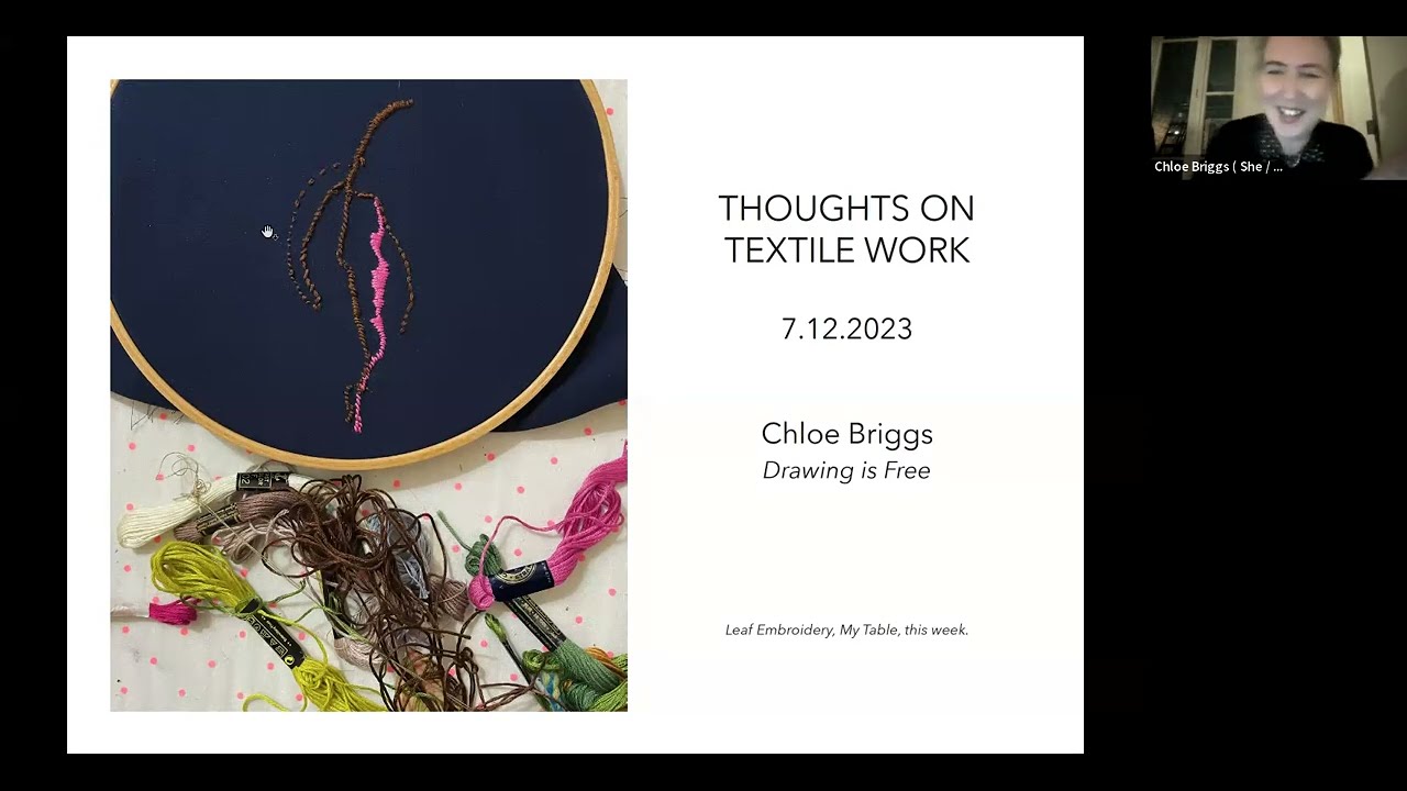 CTN Thread Talk November with Chloe Briggs