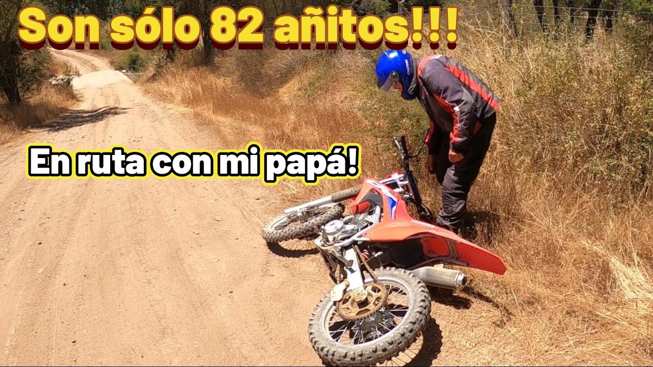 En ruta con mi Papá de 82 añitos!!_hondacrf250r_tenere700_yamahachile