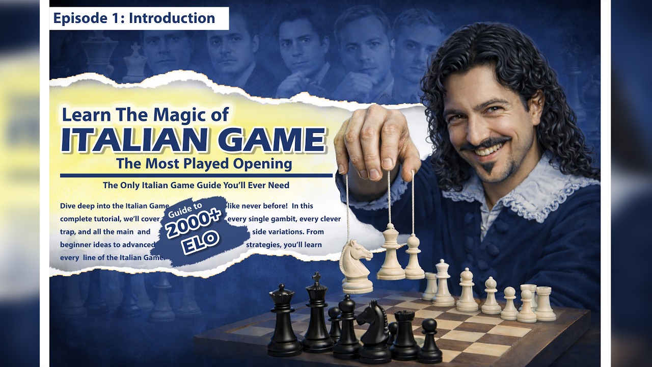 Italian Game Opening in Chess | Full Introduction & Roadmap | Episode 1