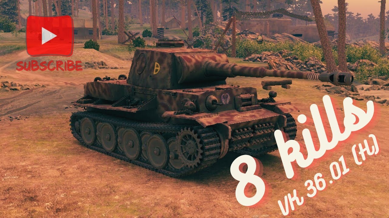 VK 36.01 (H) - 8 kills