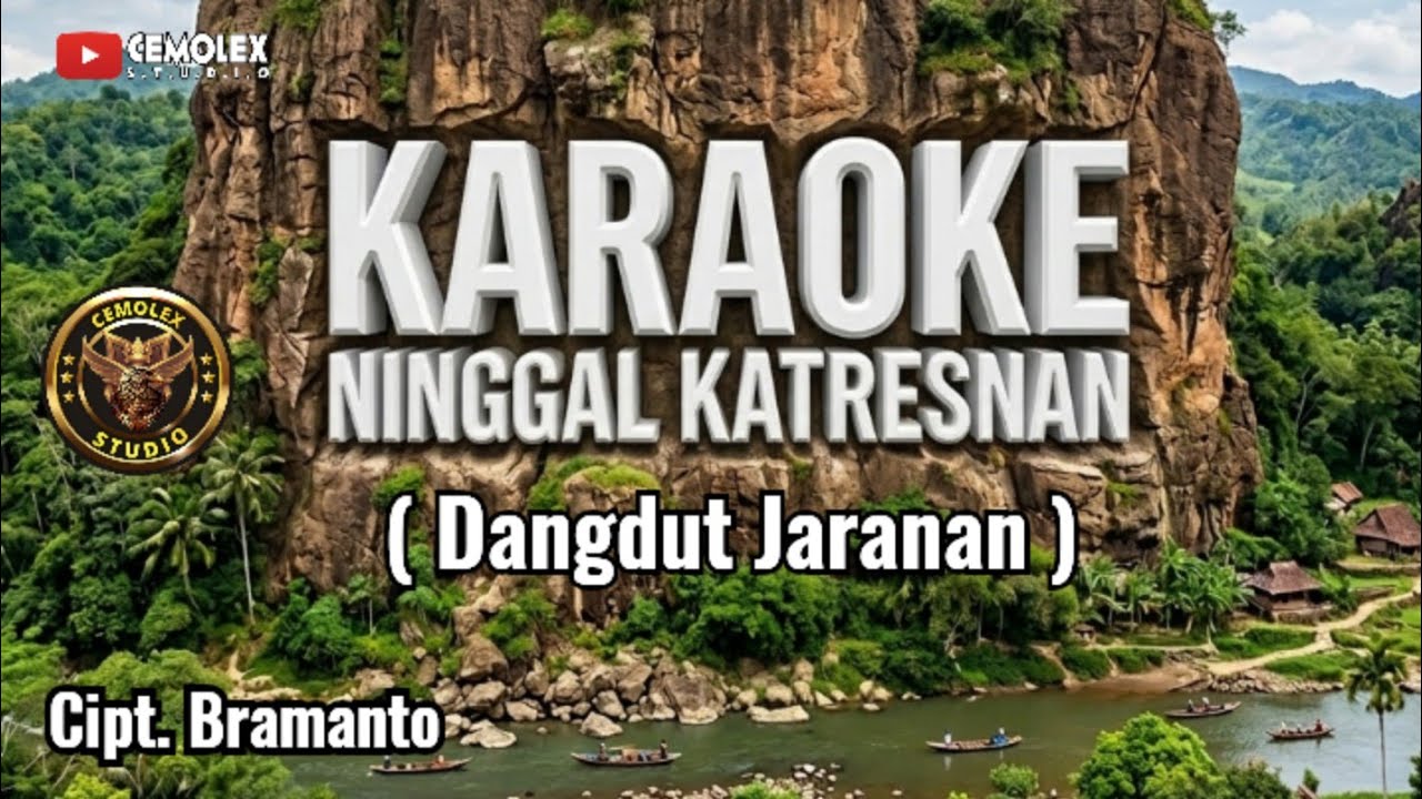 KARAOKE | NINGGAL KATRESNAN | Dangdut Jaranan