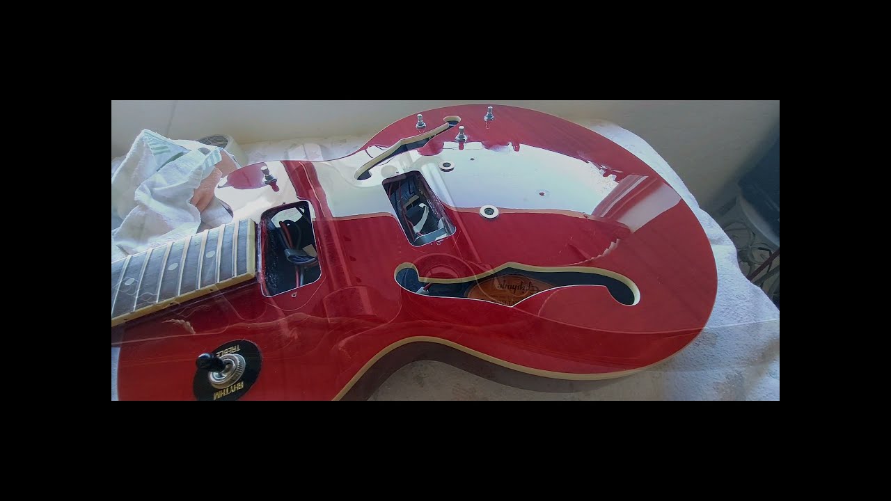 Complete guitar set up..Guitar #164 Epiphone WildKat