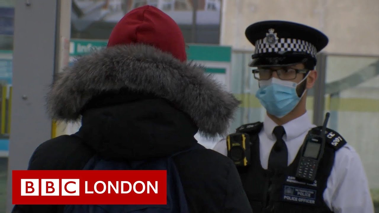 Covid-19: The police fining people for breaching restrictions