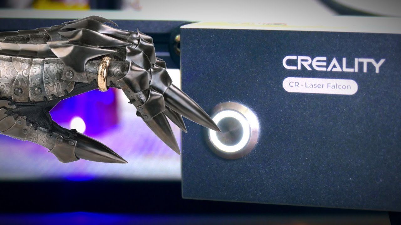 Лазерная гравировка одной кнопкой! Обзор нового лазера Creality 10W Cr-Laser Falcon