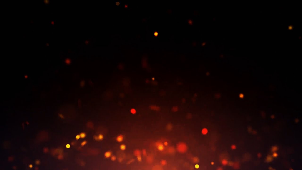 Rising Fire Particles for Trailer and Text background