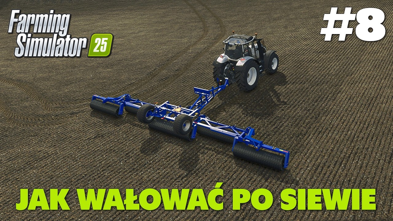 Jak wałować po siewie - Farming Simulator 25 | #8